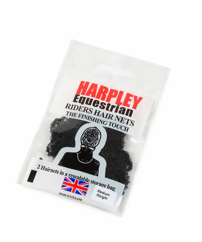 Shires Harpley Hairnets Standard Weight - Black -1